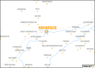 map of Makarovo