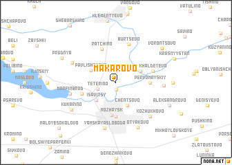 map of Makarovo