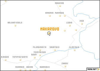 map of Makarovo