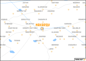 map of Makarov