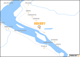 map of Makary