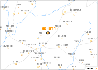 map of Makato