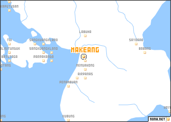 map of Makeang