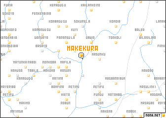 map of Makekura