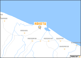 map of Maketu