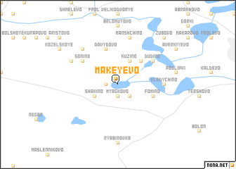 map of Makeyevo
