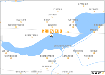 map of Makeyevo