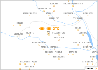 map of Makhalata