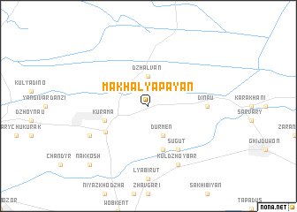 map of Makhalya-Payan