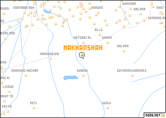 map of Makhan Shāh