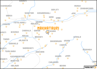 map of Makhatauri