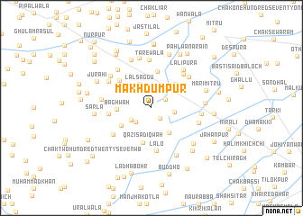 map of Makhdūmpur