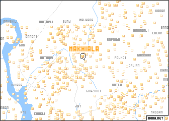 map of Makhiāla