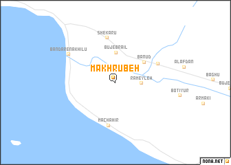 map of Makhrūbeh