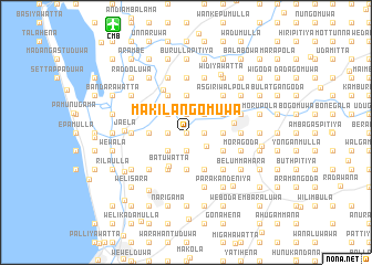 map of Makilangomuwa