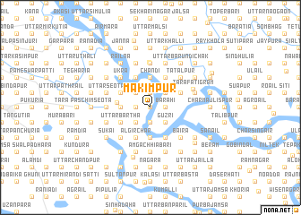 map of Makimpur