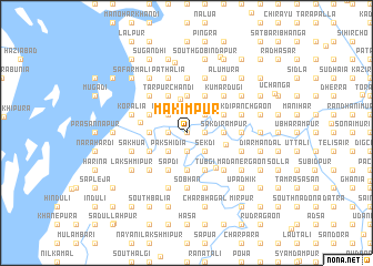 map of Makimpur