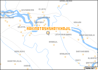 map of Mākinat ash Shaykh ‘Ajīl