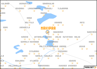 map of Mäkipää