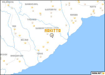 map of Makitta