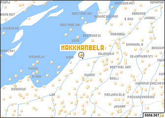 map of Makkhan Bela