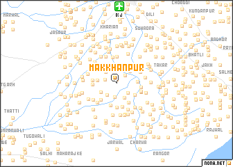map of Makkhanpur
