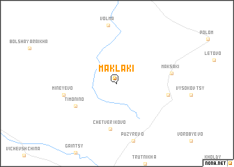 map of Maklaki