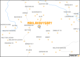 map of Maklakovy Gory