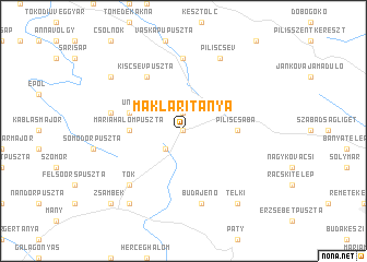 map of Makláritanya