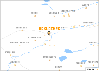 map of Maklochek