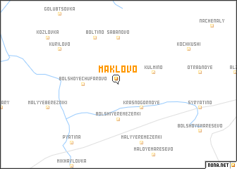 map of Maklovo