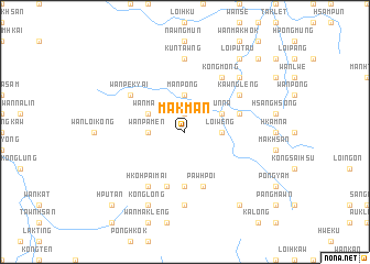 map of Makman