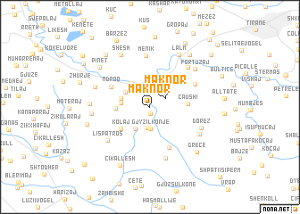 map of Maknor