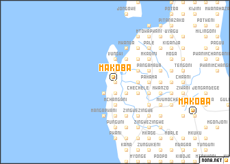 map of Makoba