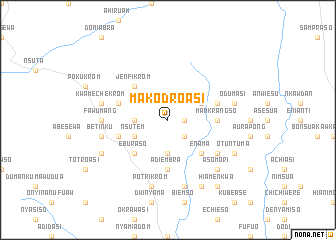 map of Makodroasi