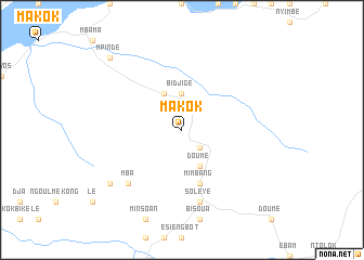 map of Makok