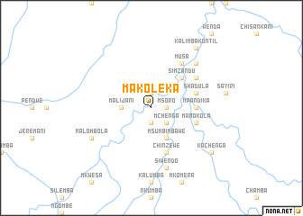 map of Makoleka