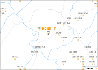 map of Makole
