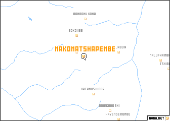 map of Makoma-Tshapembe