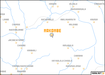 map of Makombe