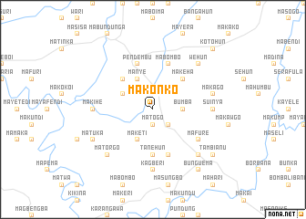 map of Makonko