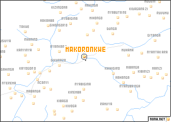 map of Makoronkwe