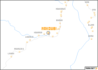 map of Makoubi