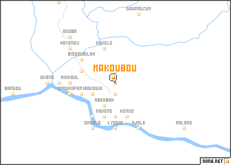 map of Makoubou