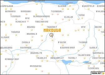 map of Makouda