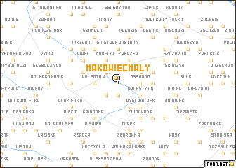 map of Makowiec Mały