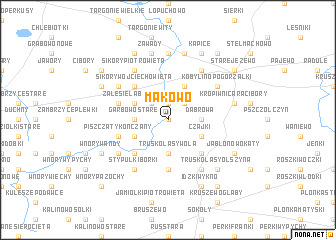 map of Makowo