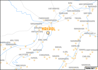 map of Makpŏl