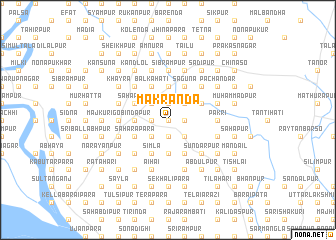 map of Mākranda