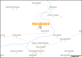 map of Maksakovo